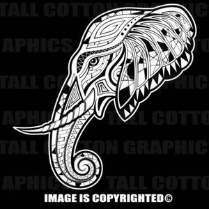 ELEPHANT INDIA Vinyl Decal Sticker decor WL173 image 2