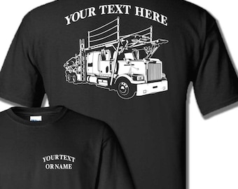 Western Star Car Hauler Custom T-Shirt: Big Rig 18 Wheeler