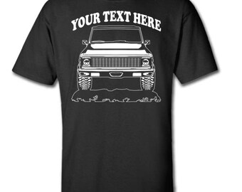 1971 CHEVROLET BLAZER Rag Top 4x4 - Off Road - Personalized Cotton T-shirt - #TOR106