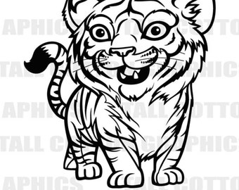 TIGER CUB Vinyl Decal #WL159