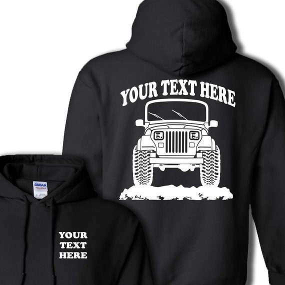 Jeep Hoodie Wrangler Sweatshirt Pullover Men Women Cherokee 4x4 Road Hooded Off