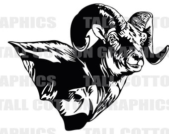BIGHORN SHEEP RAM Vinyl Decal Sticker decor #WL050