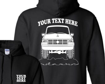 FORD RANGER BRONCOII Suv  1989 - 1990  Truck 4X4 Offroad  Personalized  Pullover Hoodie! 50/50 cotton/polyester  - #HOR056