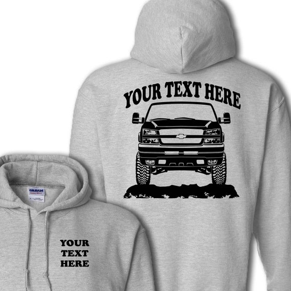 CHEVROLET SILVERADO 2003 2004 2005 4X4 Offroad Personalized Pullover Hoodie 50 50 Cotton polyester HOR054 Etsy