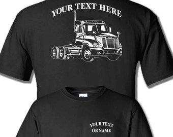 Freightliner Cascadia T-Shirt: Custom Big Rig Cotton Tee