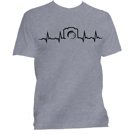 PHOTOGRAPHY HEARTBEAT T-shirt - Unisex Cut 100% Cotton Pre