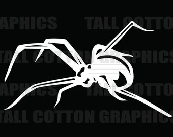 Blacdk widow Spider Vinyl Decal  - #BS027