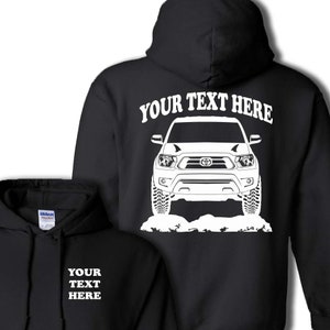 Toyota Tacoma Offroad 4x4  Custom Pullover Hoodie