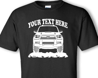 Toyota 4Runner 2010 and up SUV truck Personolized T-shirt! Unisex 100% Cotton Preshrunk T-shirts - #TOR076