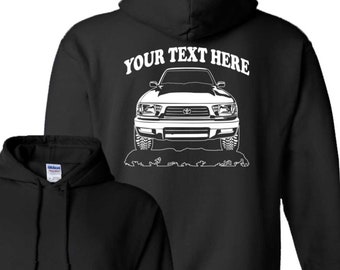 TOYOTA TACOMA  1997 Offroad 4x4 Pullover Hoodie! 50/50 cotton/polyester  - #HOR107