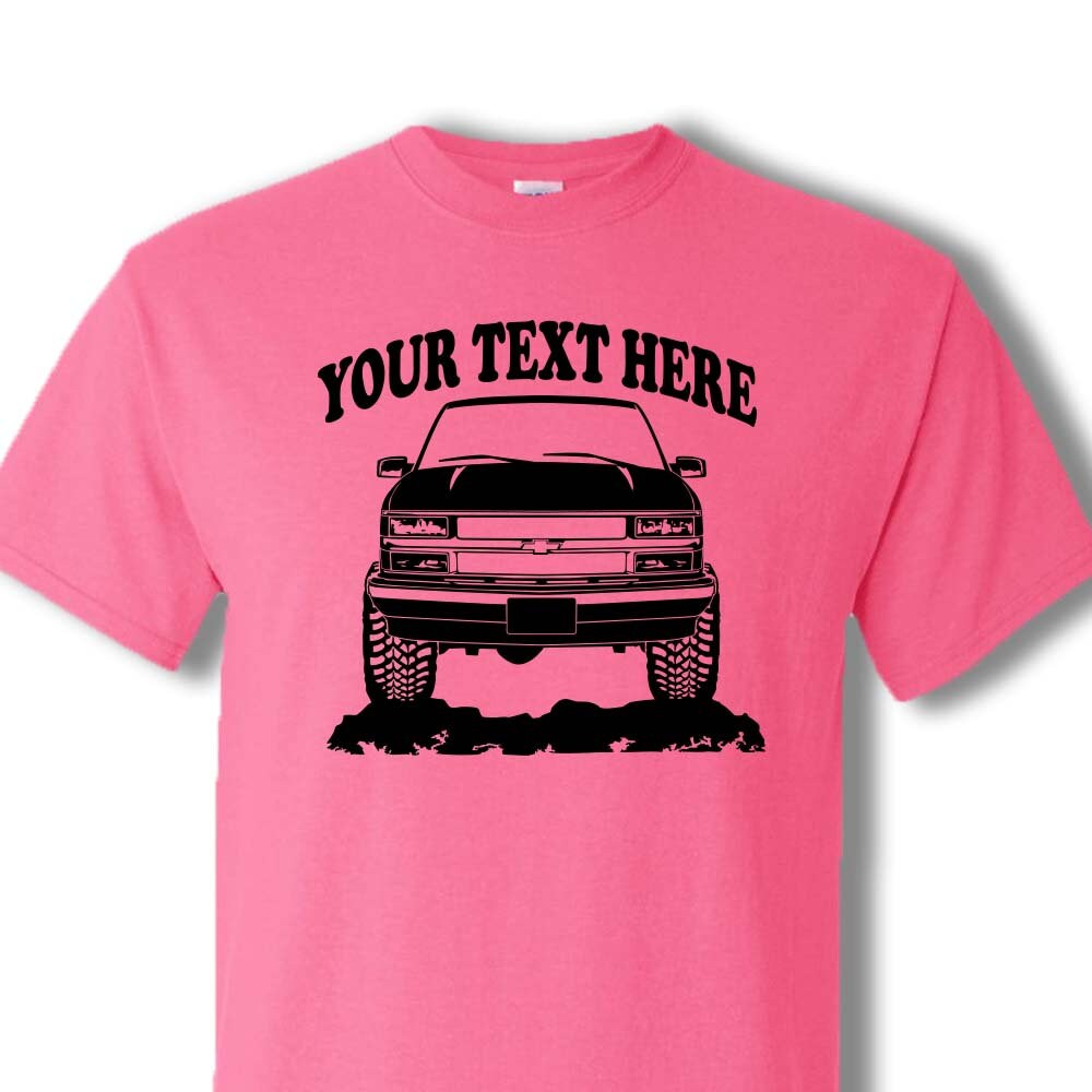 【U LAN】Salted Truck Vintage Over Short Sleeve Tee CHEVROLET SILVERADO Truck Mid 90's - 4x4 - off Road