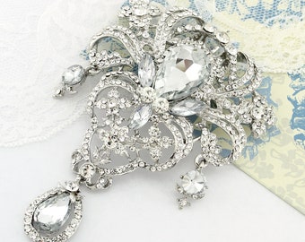 wedding dress brooch