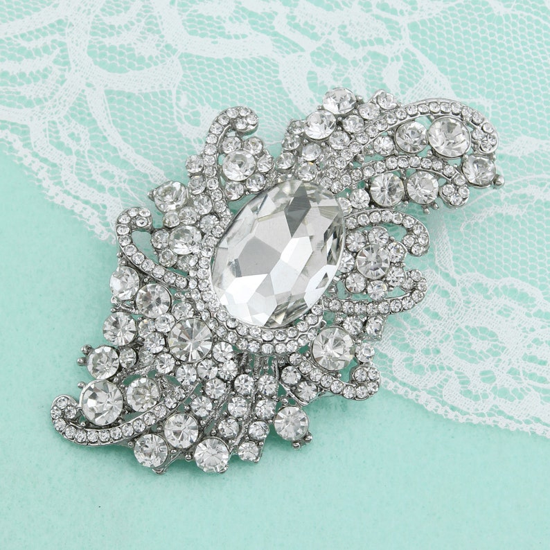 large rhinestone brooches