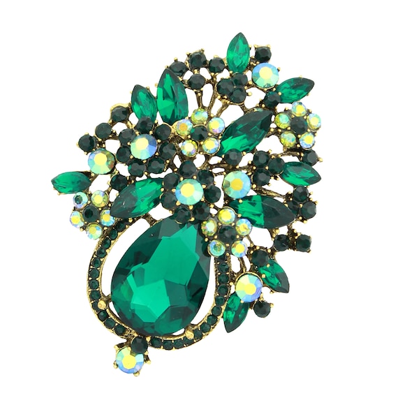Green brooches deals and pins
