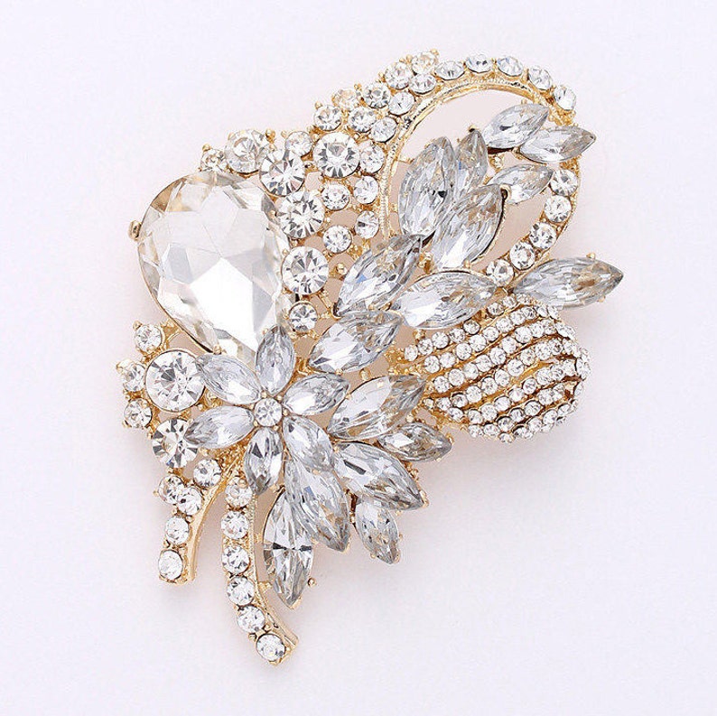 large rhinestone brooches