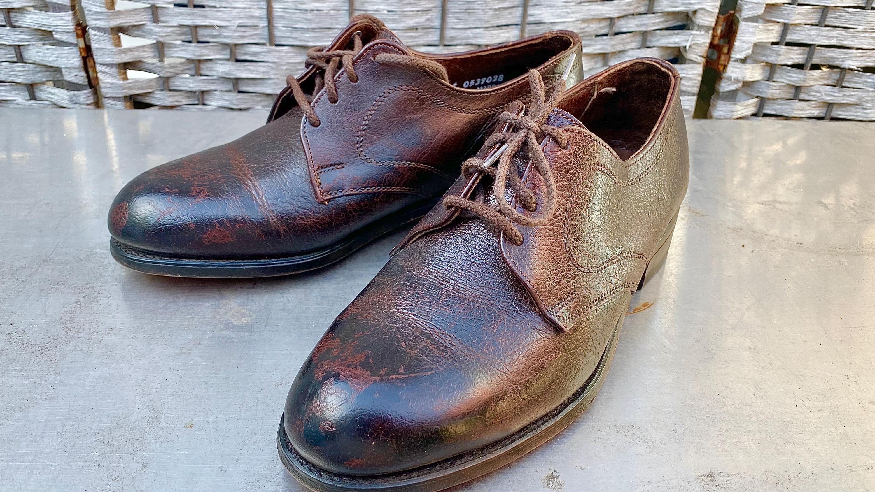 Rockport Men\'s Brown Oxfords shoe lace up 11.5N office event casual leather Y2K Vintage Oxford Size 11 - Etsy main image 4