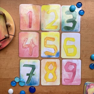 Cartes numériques Waldorf / PDF imprimable Homeschool / Math Flashcards / Waldorf Math