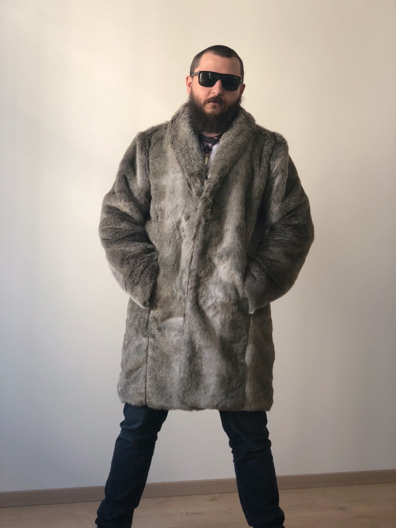 Wolf Fur Coat >> Men Faux Wolf Fur Coat Man Warm Winter Plush Jacket Long Etsy Wolf Fur Coat >> Men Faux Wolf Fur Coat Man Warm Winter Plush Jacket Long Etsy