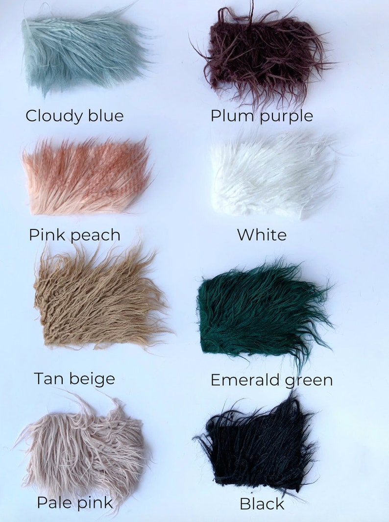 Hooded faux fur coat Women/'s shaggy coat Hooded fake fur jacket Mongolian fur