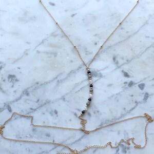 Pearl Opal Moonstone Crystal Body Chain Body jewelry crystal beaded body chain Satellite Body chain image 5