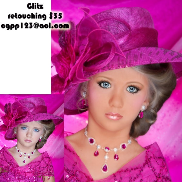 Glitz Pageant Photo Retouching