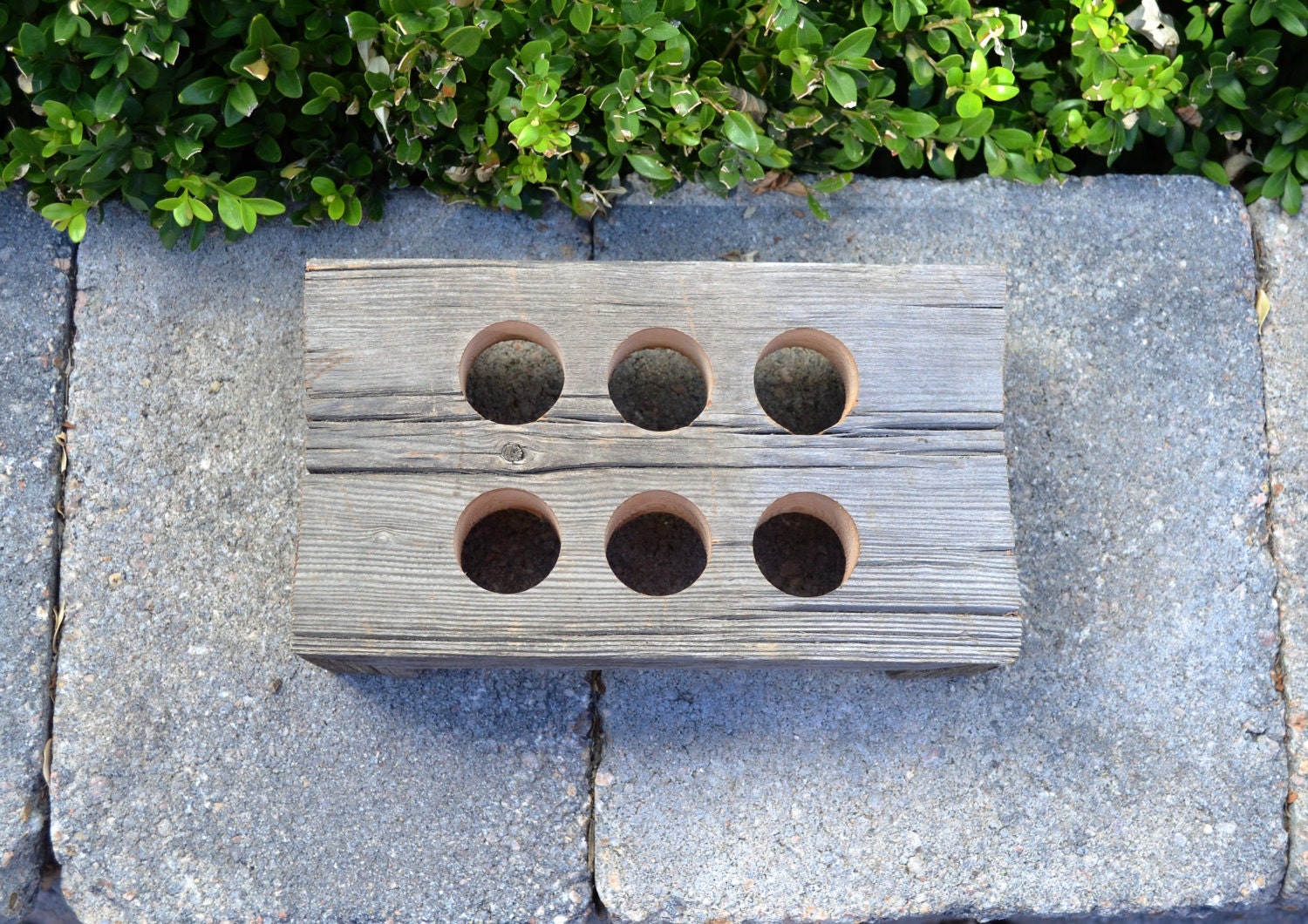 Wooden Egg Holder barnwood 6 Holes kitchen Decor - Etsy