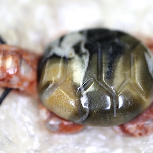Natural Healing Gemstone Turtle Necklace* for Good Luck - Choose Your Stone