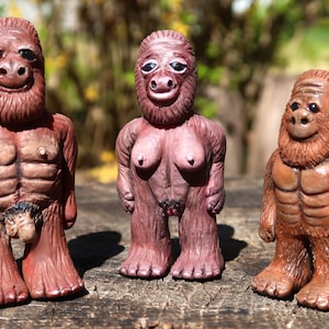 Bigfoot Sasquatch Figure 3"+ Naughty or Six Pack Abs Limited Edition [Pick figures or Buy Lot]