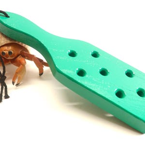 10&quot; Limited Edition “Lucky 7” Emerald Green Spanking Paddle with 7 Impact Holes
