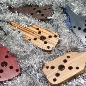 9&quot; Boudoir Wood X Pattern Spanking Paddle - 9 Holes Limited Edition [Pick wood kind] mature
