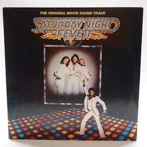 Saturday night fever soundtrack bee gees vinyl record album - Etsy