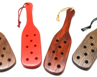 12" OTK Spanking Round Paddle with 8 Impact Holes