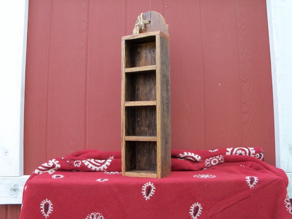 Handmade From Reclaimed Wood Tall Oak Cubby Image 0