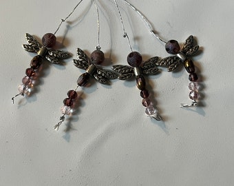 Metal Dragonfly, bead, pendant