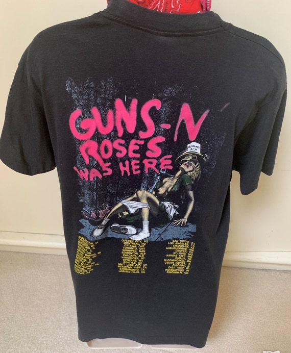Vintage Guns N Roses BANNED Appetite for Destruction Tour-robot