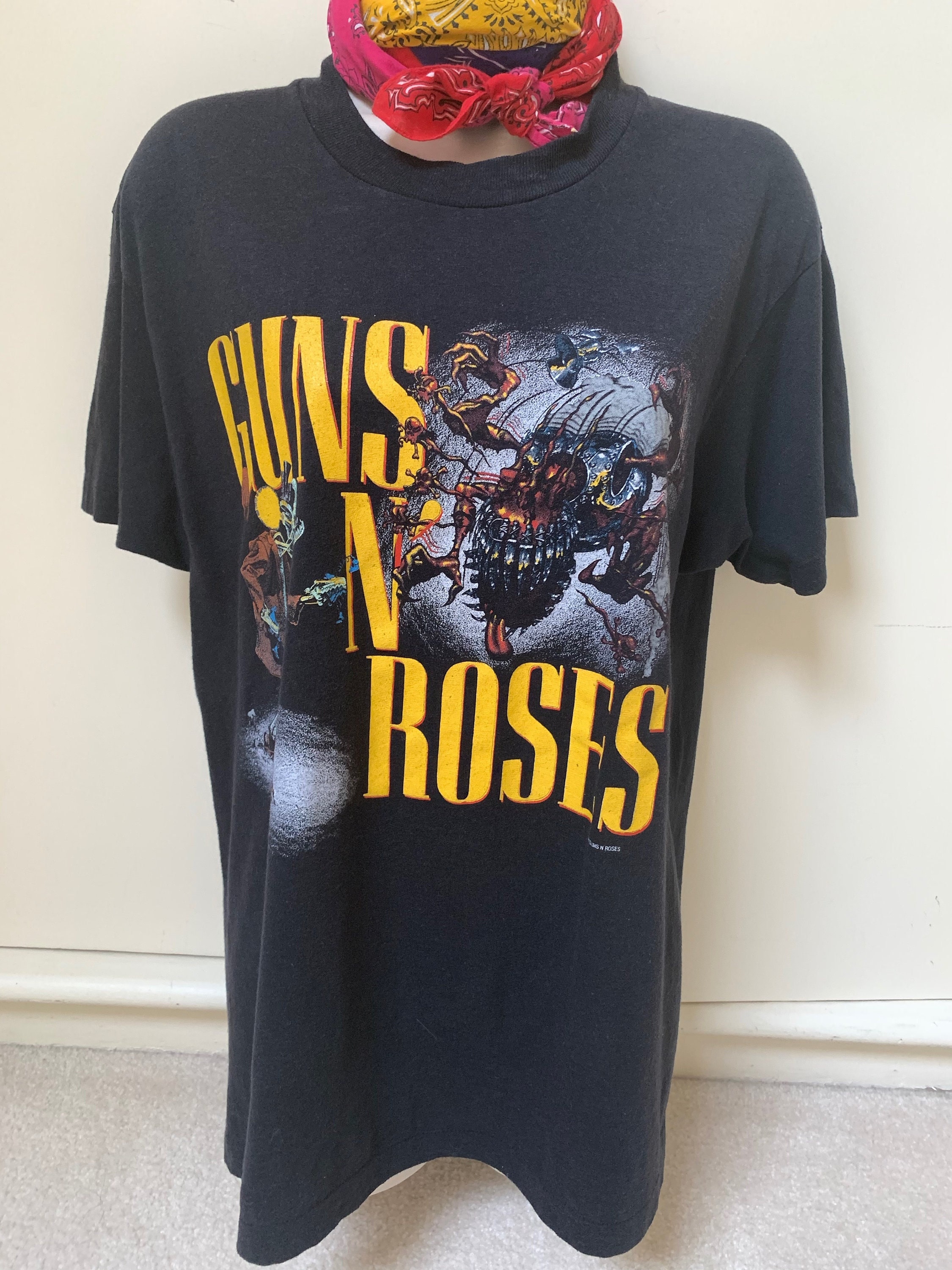 Vintage Guns N Roses BANNED Appetite for Destruction Tour-robot