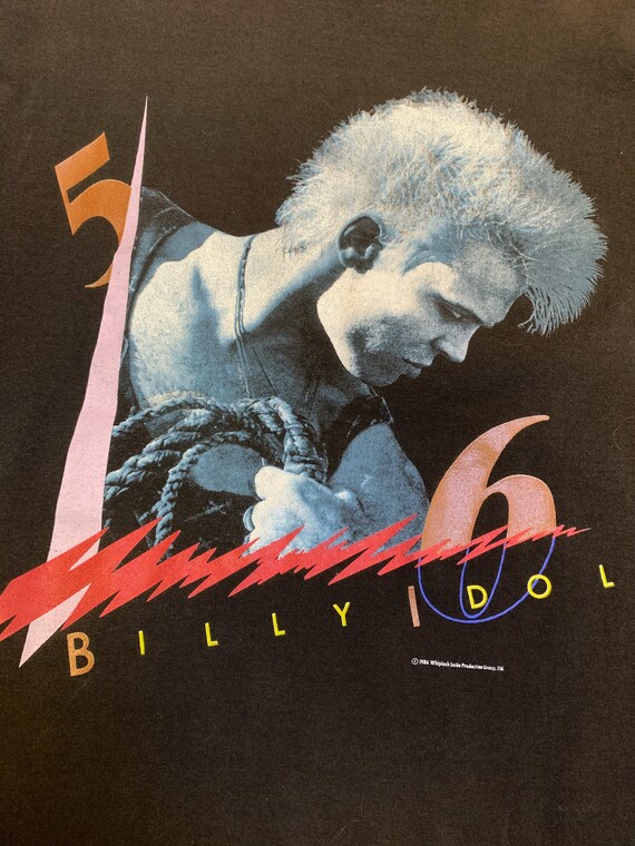 Billy Idol~vintage 1986~whiplash Smile~rebel Yell~authentic