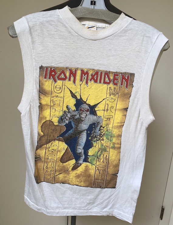 T-shirt Vintage Iron Maiden 2005 édition Homme Taille M Coton