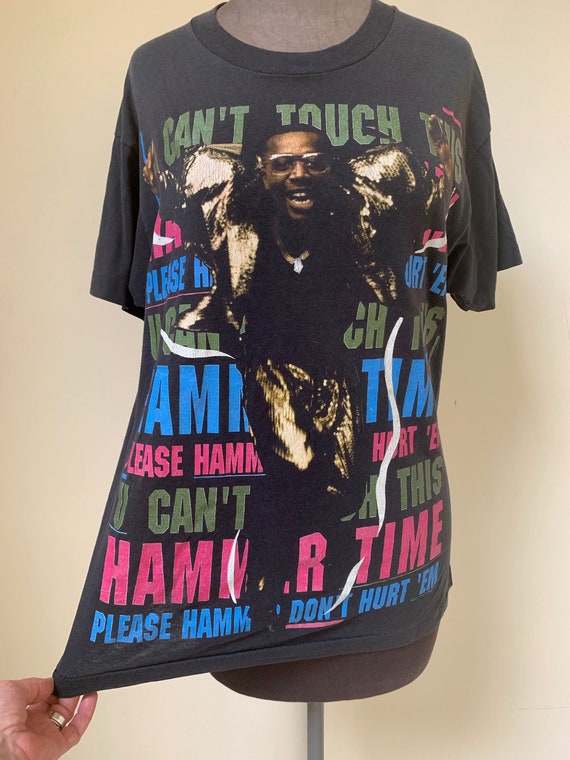 Vintage MC HAMMER 1990 Authentic~original~rare Concert T Vintage MC HAMMER 1990 Authentic~original~rare Concert T