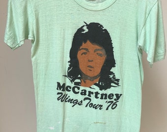 Vintage Paul Mccartney Wings Tour Original Vintage Authentic Vintage Paul Mccartney Wings Tour Original Vintage Authentic
