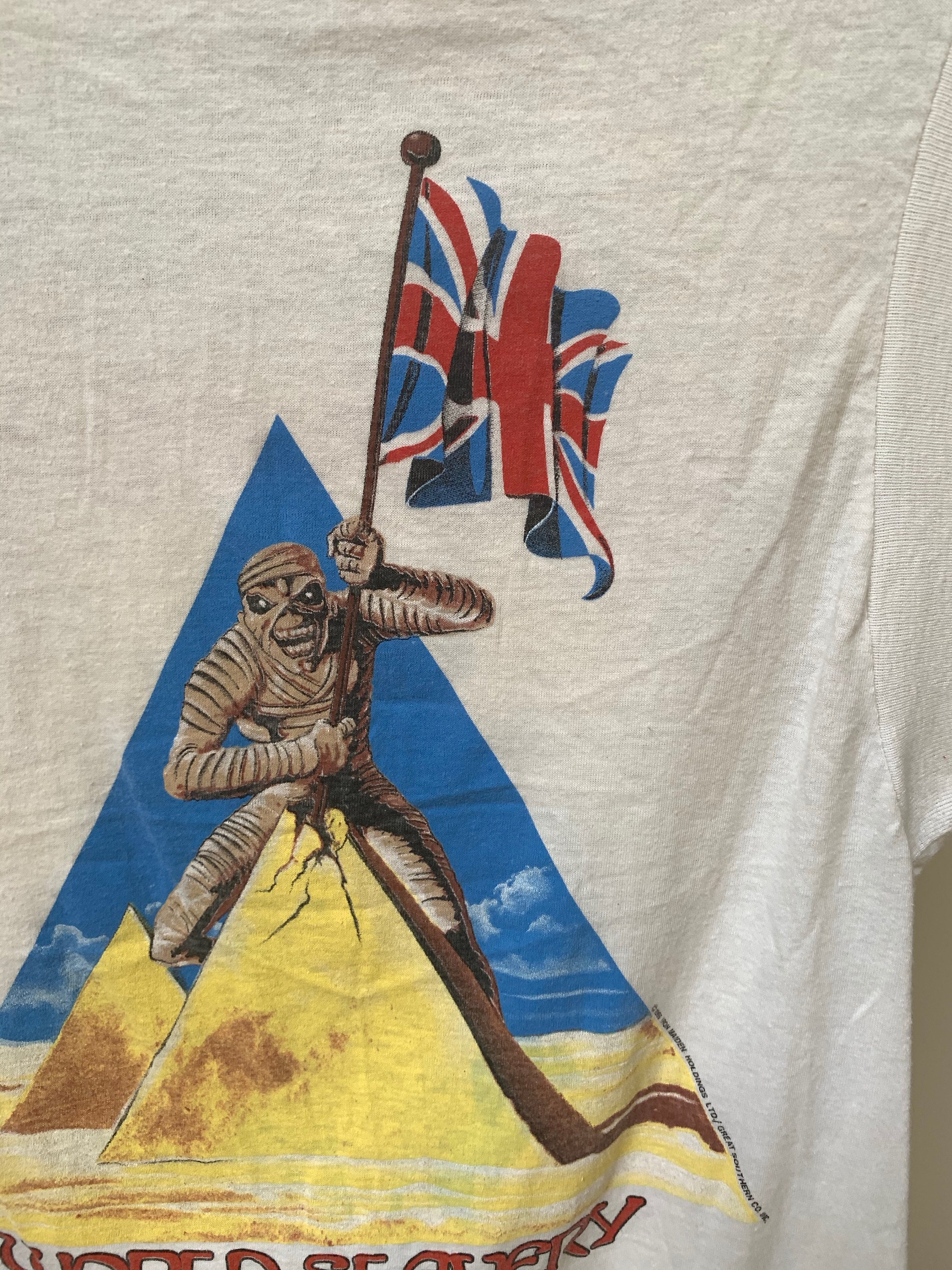 オリジナル本物ヴィンテージニールヤング1985年ツアーTシャツM