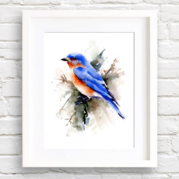 Bluebird Wall Art Etsy