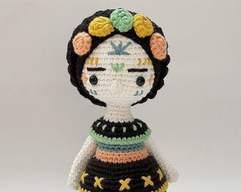 Día de Muertos Doll - Crochet Pattern by {Amour Fou}