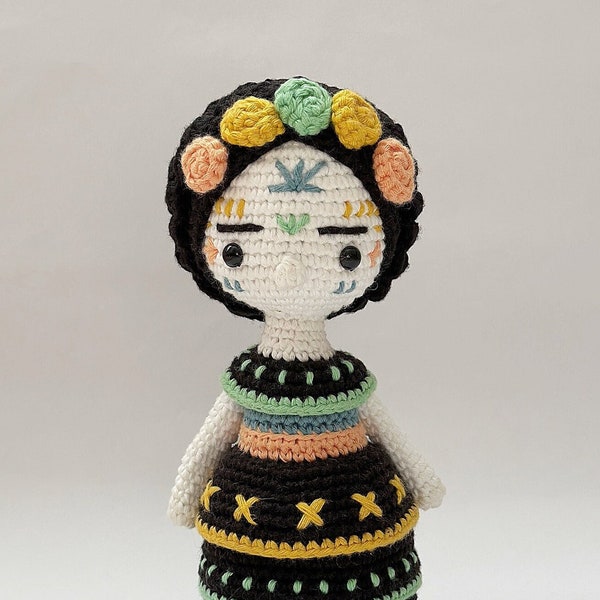 Muñeca del Día de Muertos - Patrón de crochet de {Amour Fou}