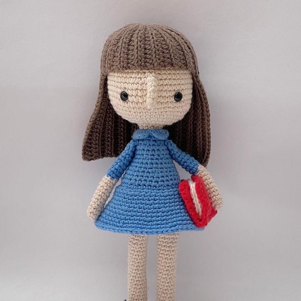 Matilda, a tribute to Roald Dahl's character - Crochet Pattern by {Amour Fou}