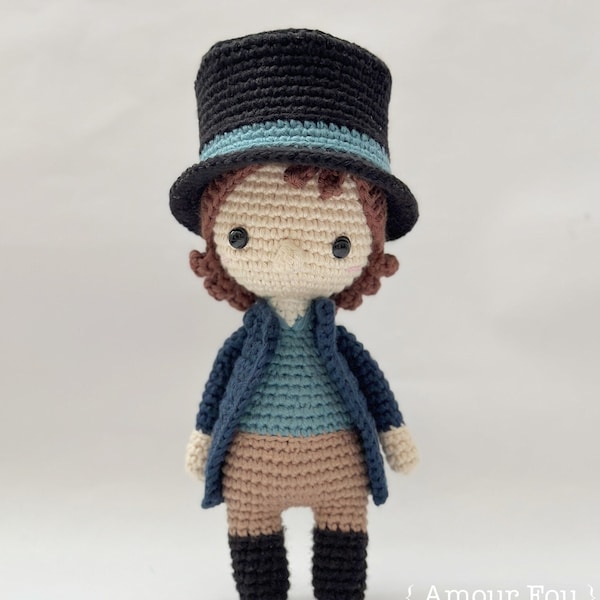 Pride and Prejudice's Mr Darcy - Crochet Pattern by {Amour Fou}