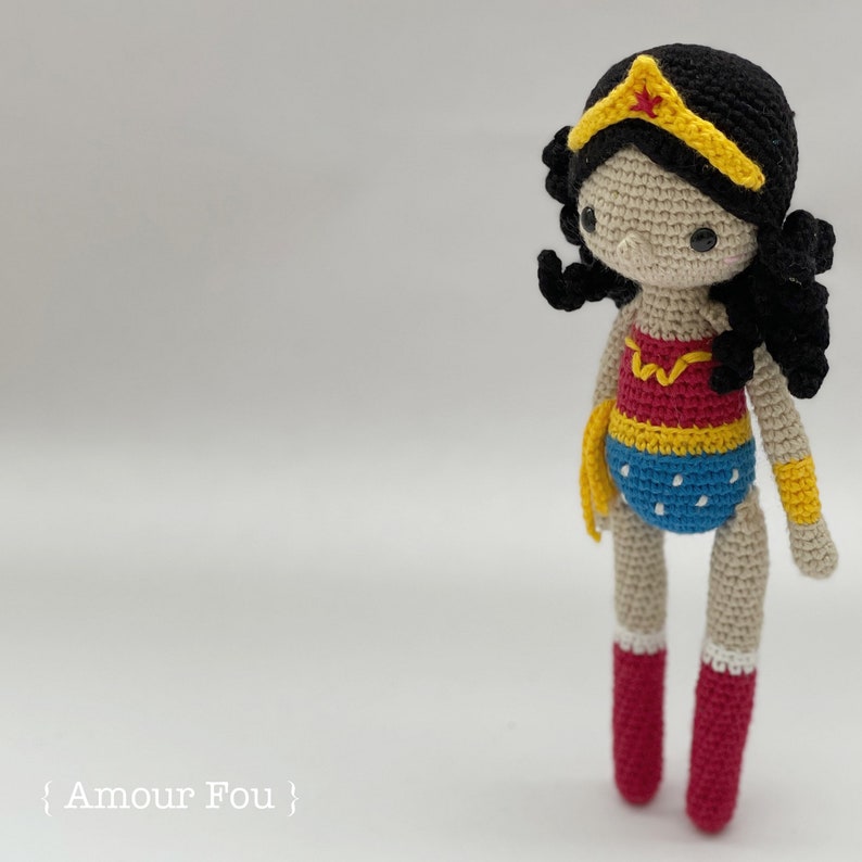 Wonder Woman Crochet Pattern by Amour Fou image 6