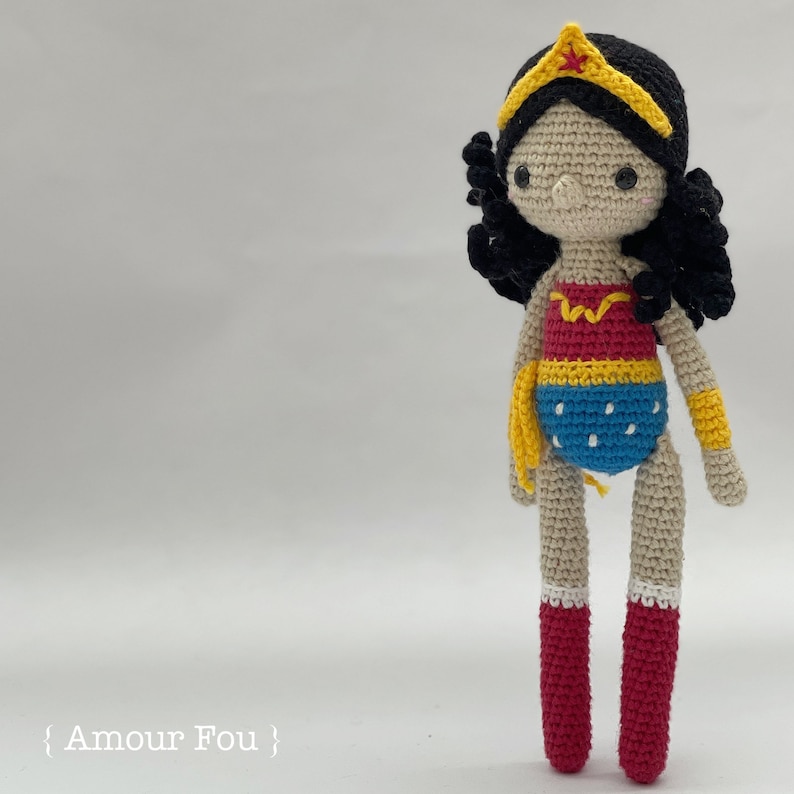 Wonder Woman Crochet Pattern by Amour Fou image 4