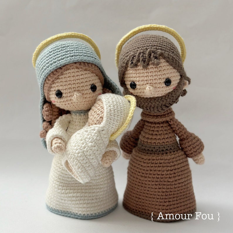 Nativity Set Crochet Pattern by Amour Fou image 1
