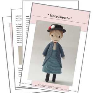 Mary Poppins Crochet Pattern by Amour Fou image 10